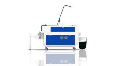 Macchina da taglio laser per tessuti con alimentazione automatica e posizionamento visivo CCD