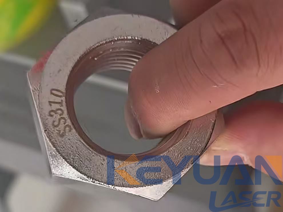 MOPA Laser Marking for Automotive Hardware Permanent Logo Engraving